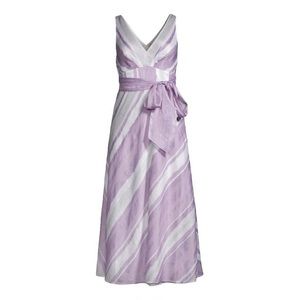 Rebecca Taylor Striped Linen Tie Back Dress (12)